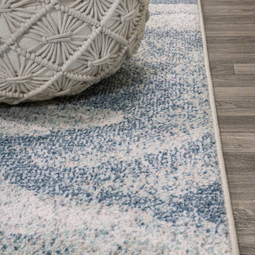 Petalo Abstract Two-tone Modern Area Rug